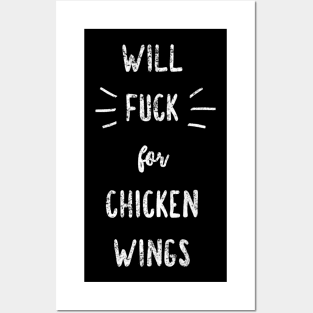 Chicken Wings Sarcasm Posters and Art